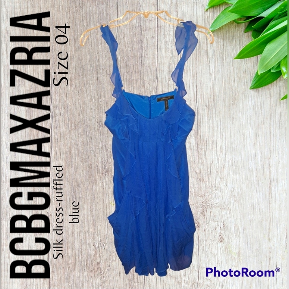 bcbgmaxazria 100& silk dress-Designer brand